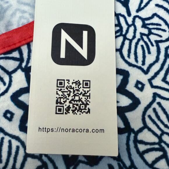 Noracora Boho Maxi Dress Mixed Print Floral Short Sleeve Pockets XL, NWT - Picture 4 of 6